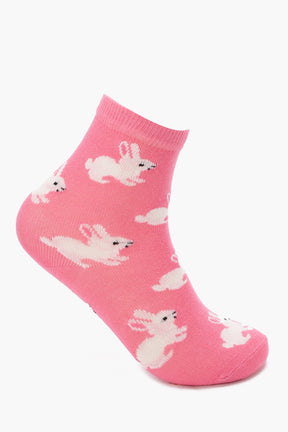 Girly Cotton Socks - 5 Pairs