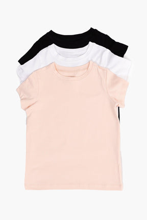 Pack of 3 Girly Short Sleeves Top - Carina - كارينا