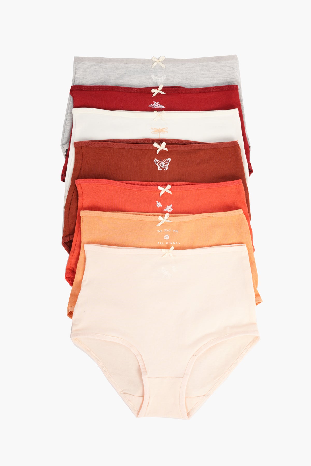 Pack of 7 Colored Full Brief Panties