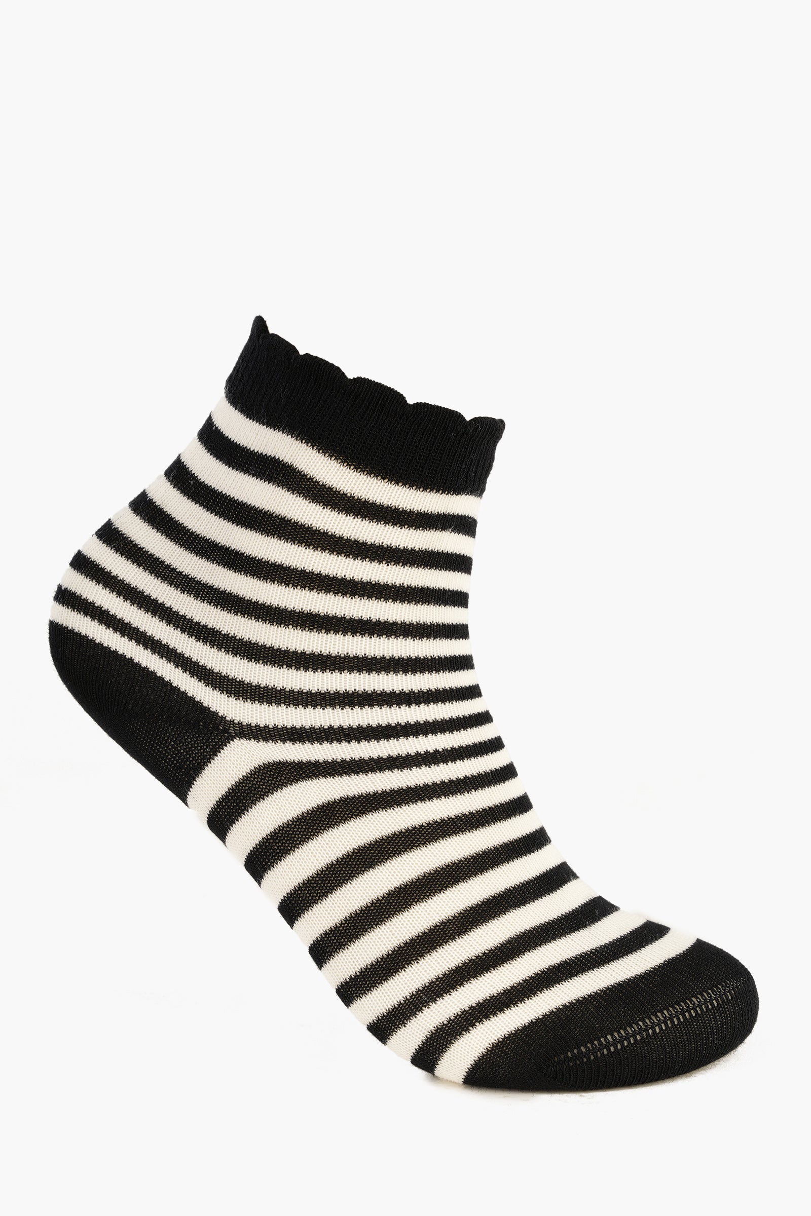 Girly Striped & Dotted Socks - 5 Pairs