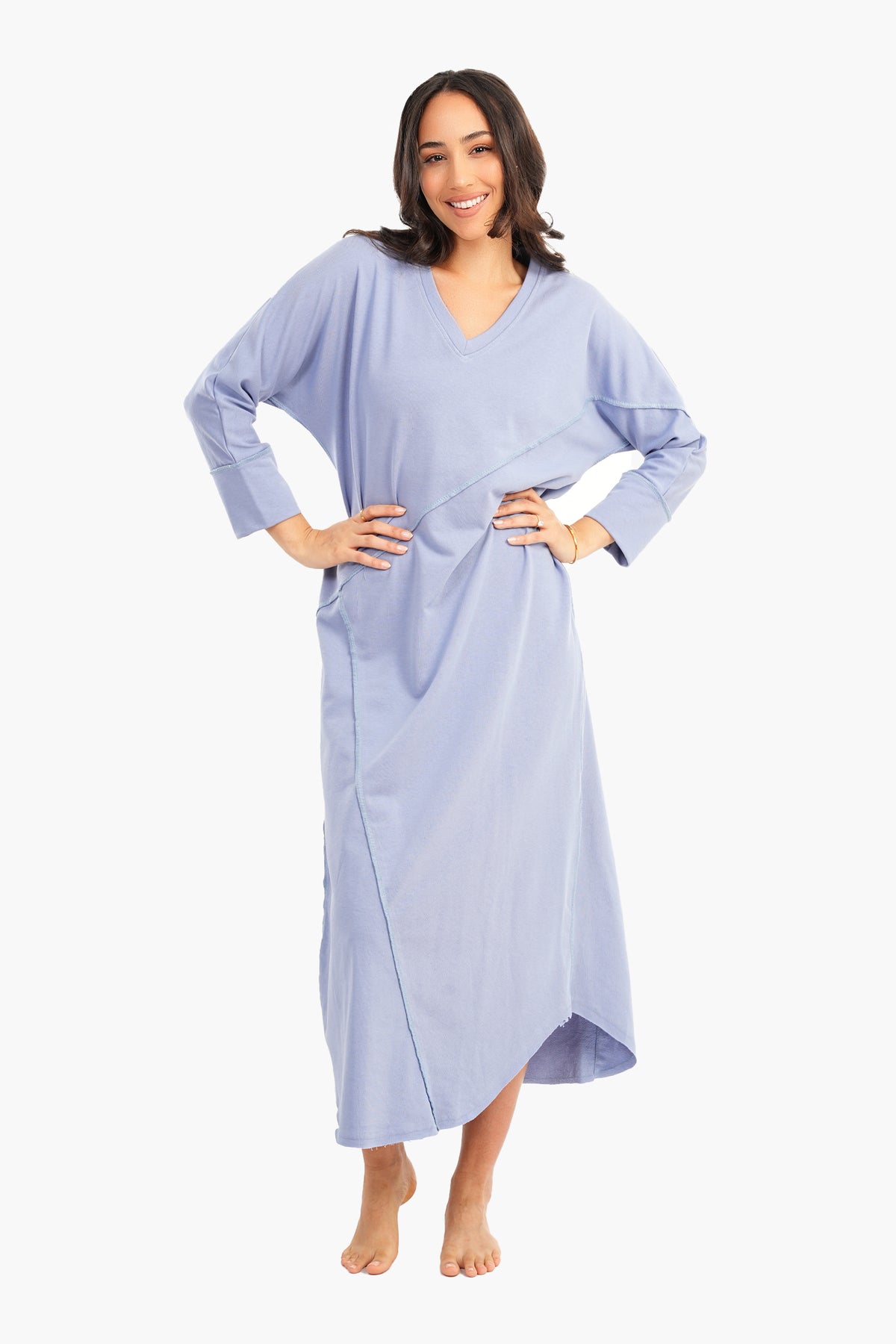 Nightgown with Round Hem