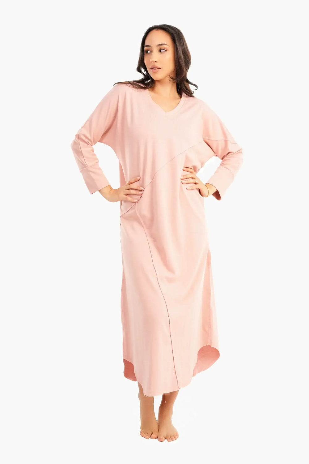 Nightgown with Round Hem