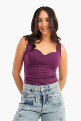 Sweetheart Neck Top - Carina - كارينا