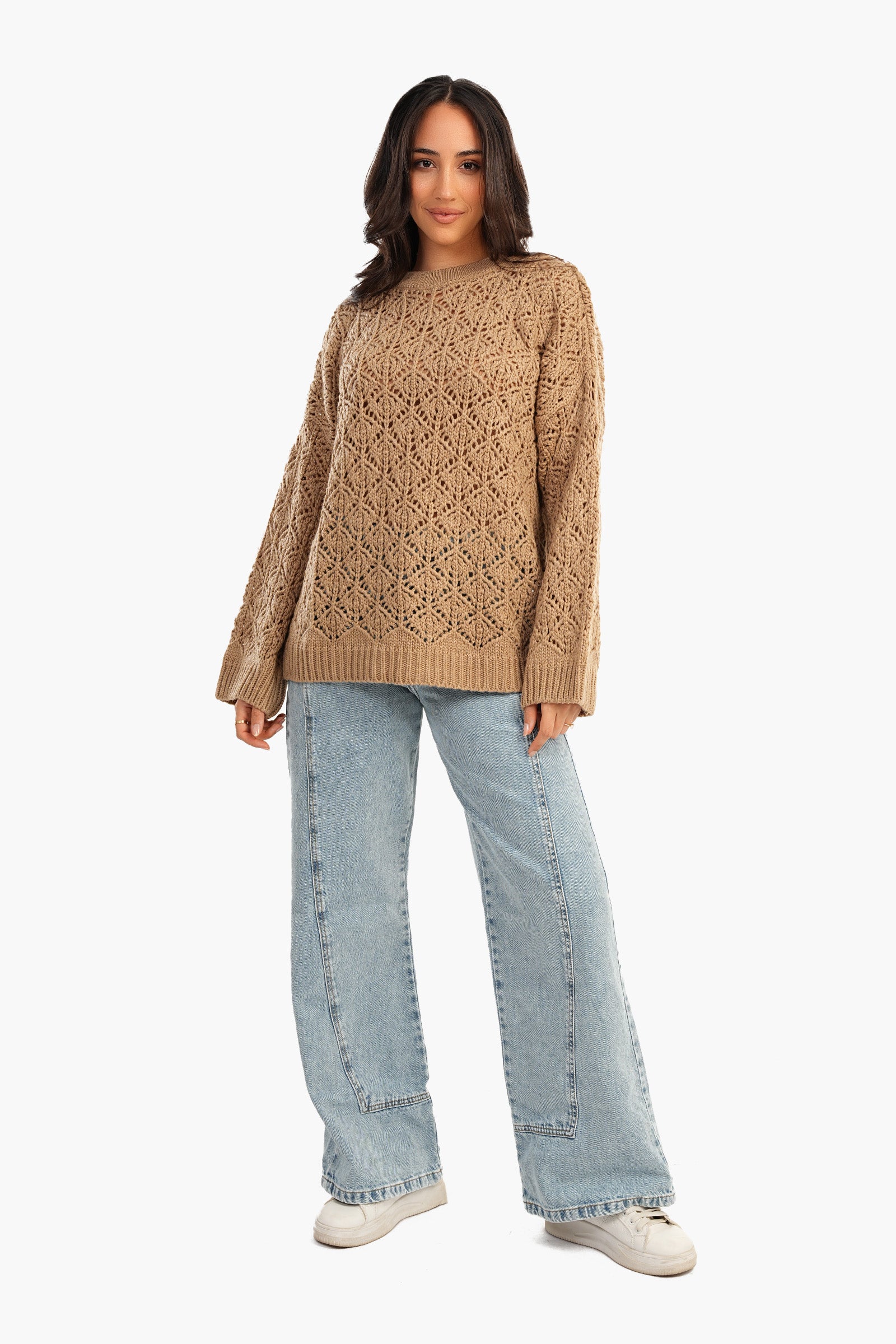 Brocade Arcylic Pullover