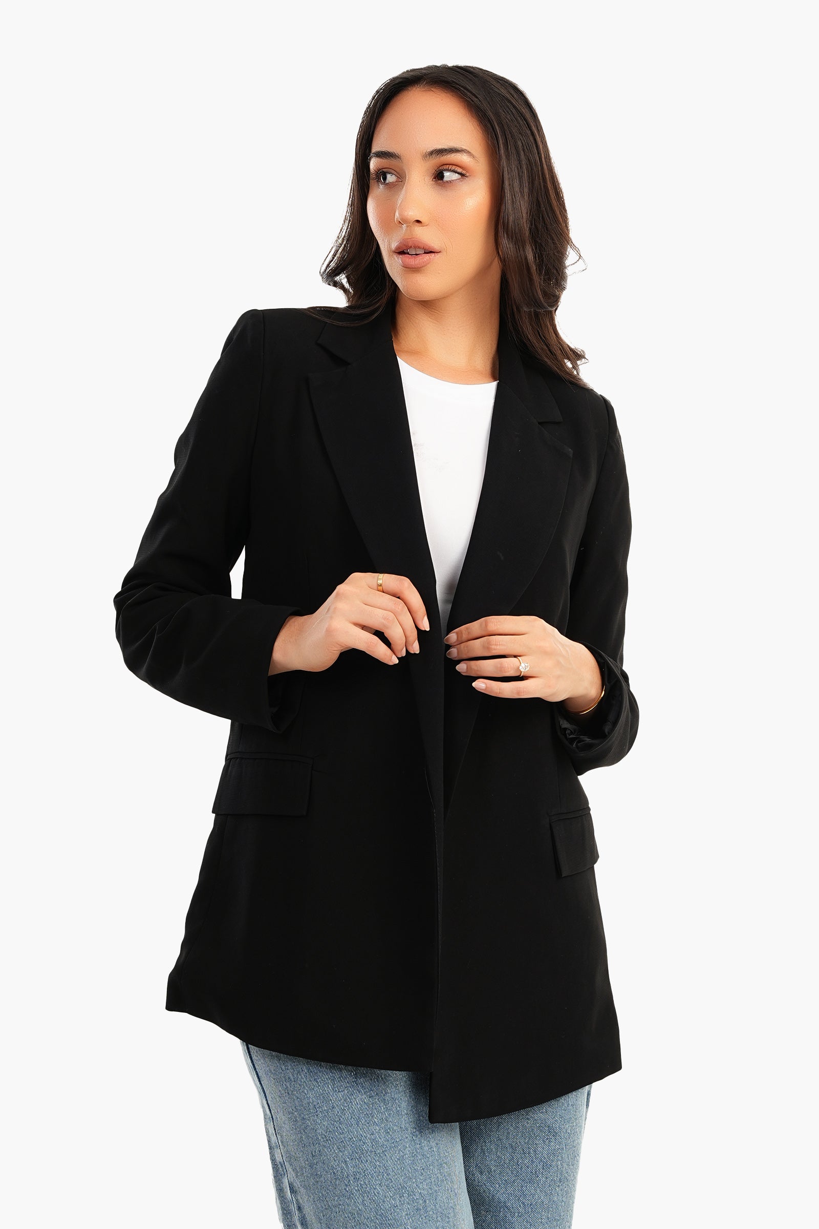 Notch Collar Blazer