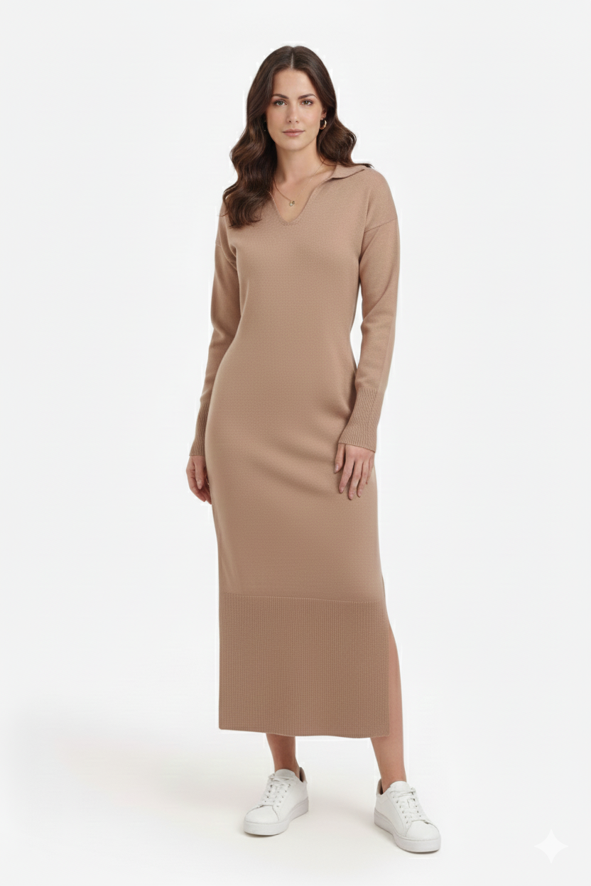 Knit Midi Lounge Dress