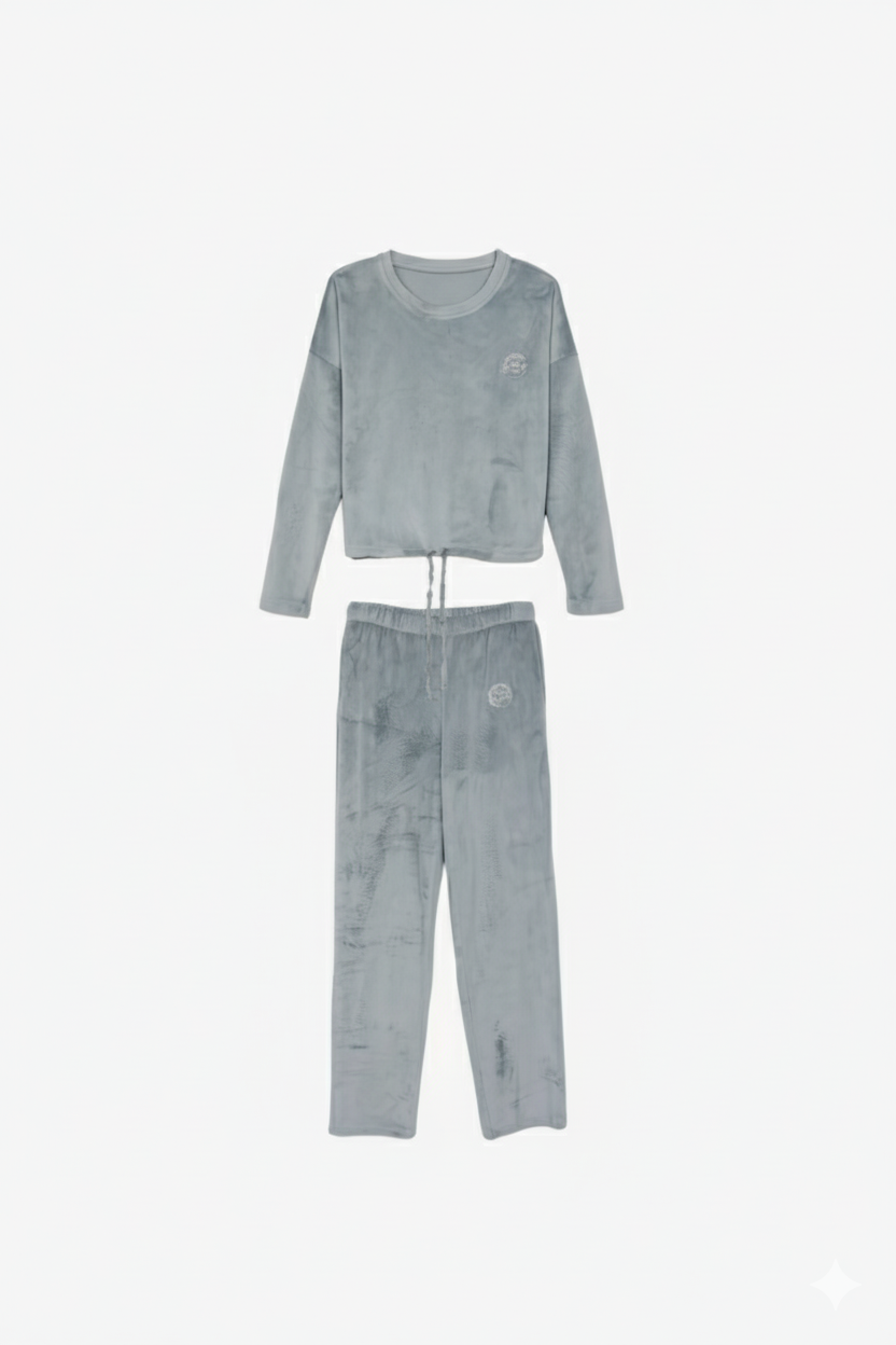 Embroidered Logo Pyjama Set