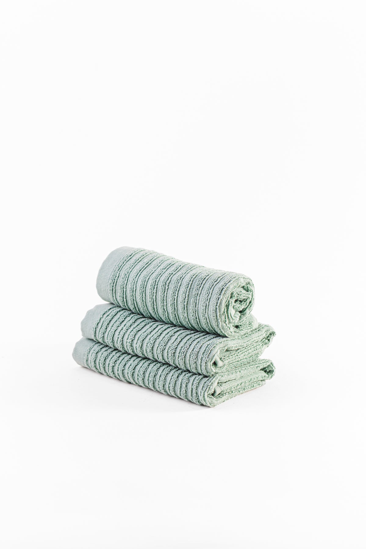 Ribbed Towel Set - 3 Pcs