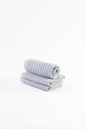 Ribbed Towel Set - 3 Pcs