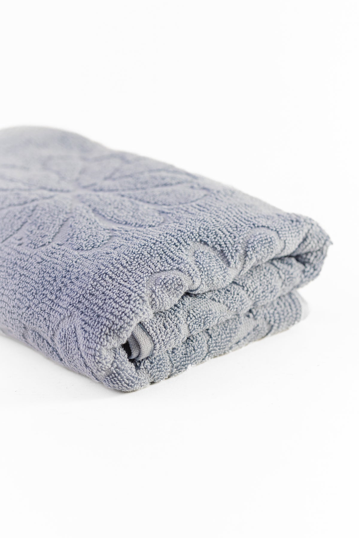 Flower Ribbed Towel - 100*50cm