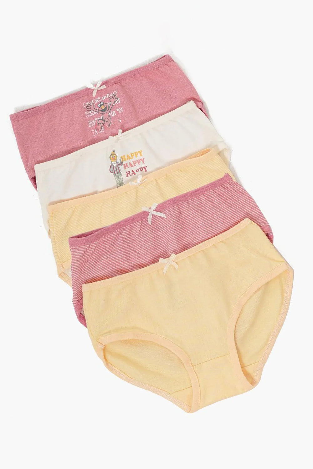 Pack of 5 Girly Brief Panties