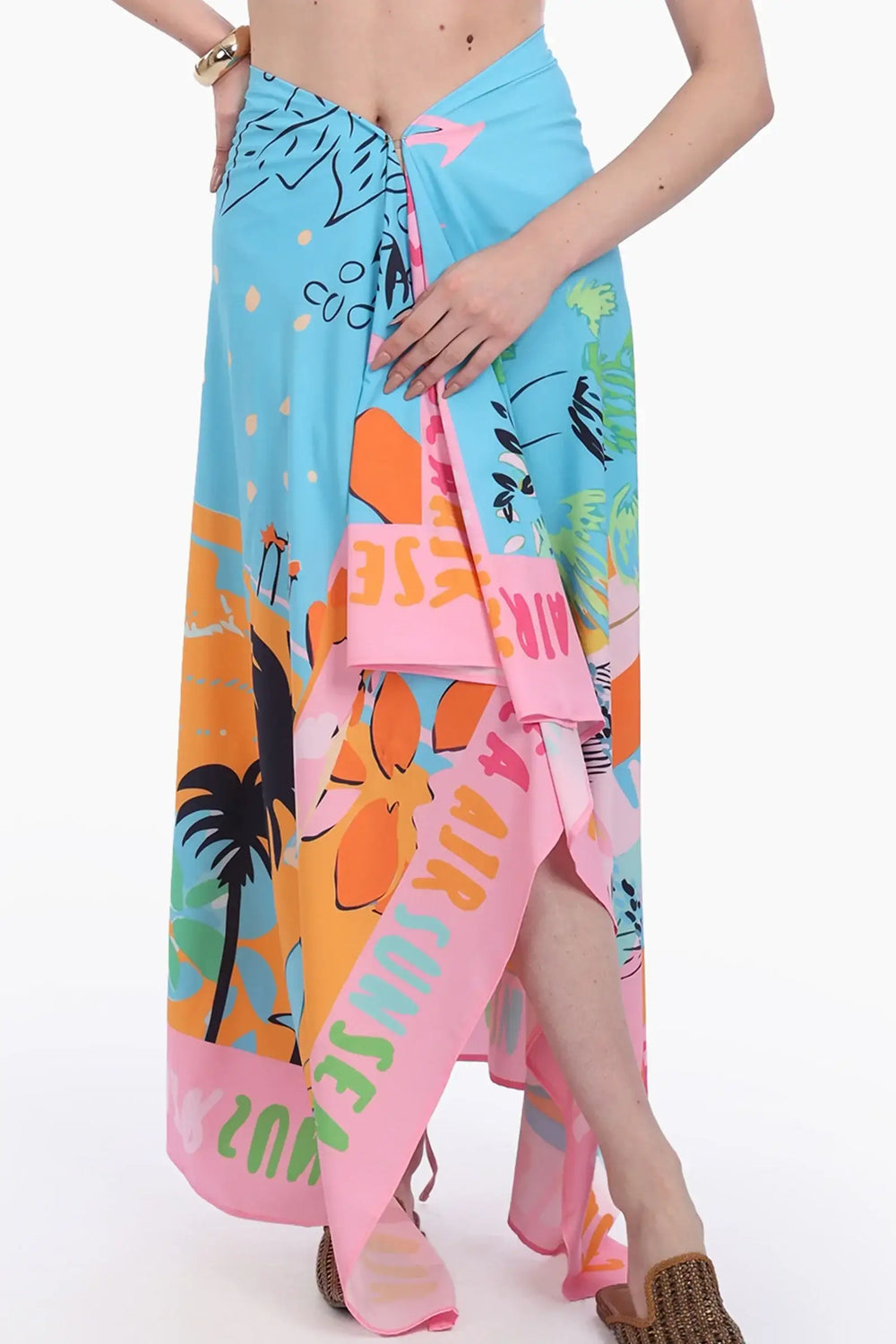 Summery Beach Sarong Wrap