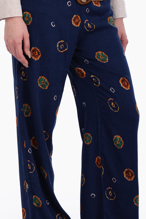 High Rise Printed Pants