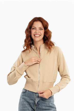 Lounge Jacket with Wide Hem