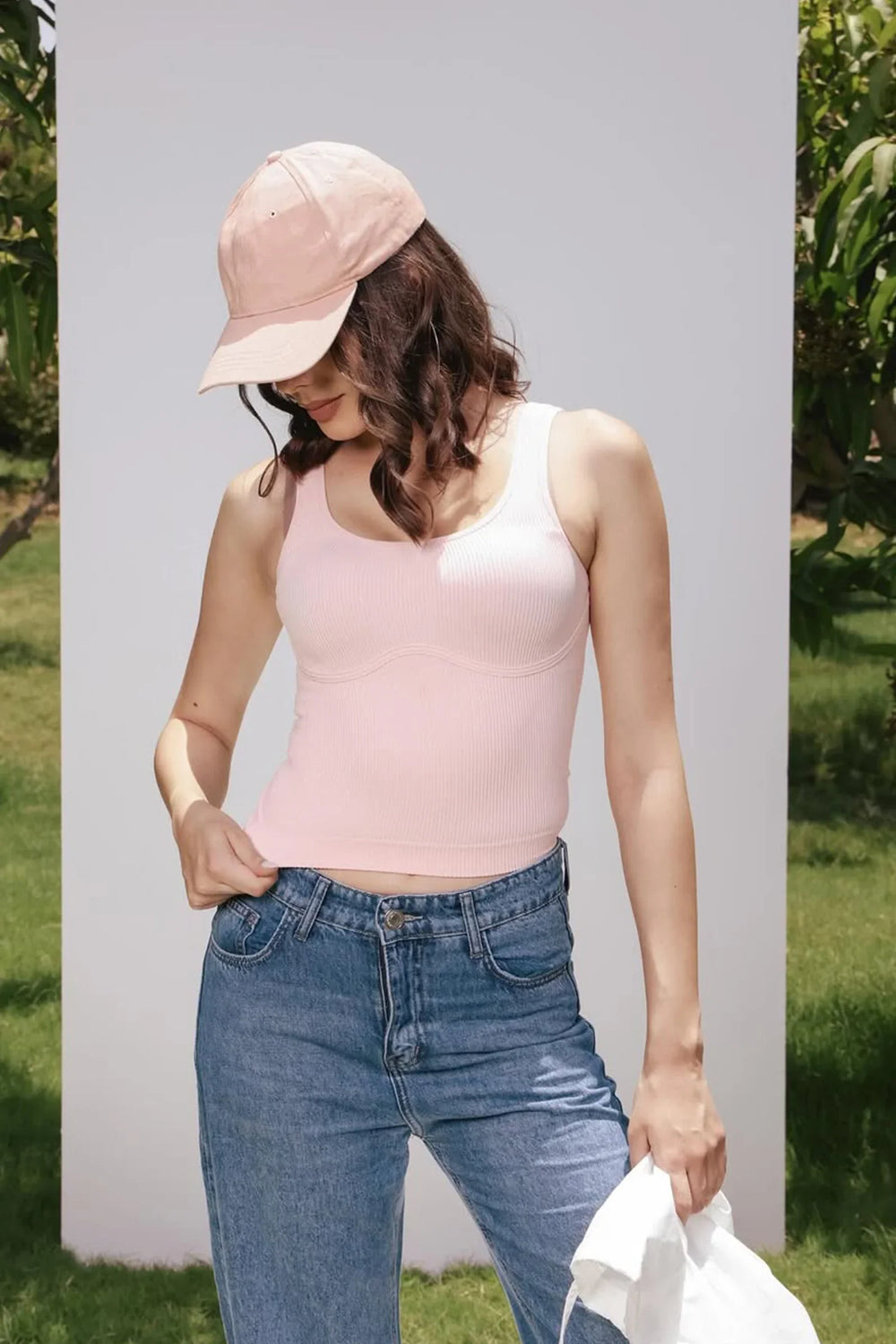 Slim Fit Ribbed Crop Top