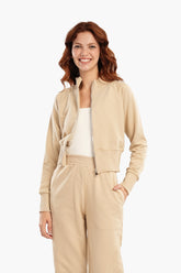 Lounge Jacket with Wide Hem