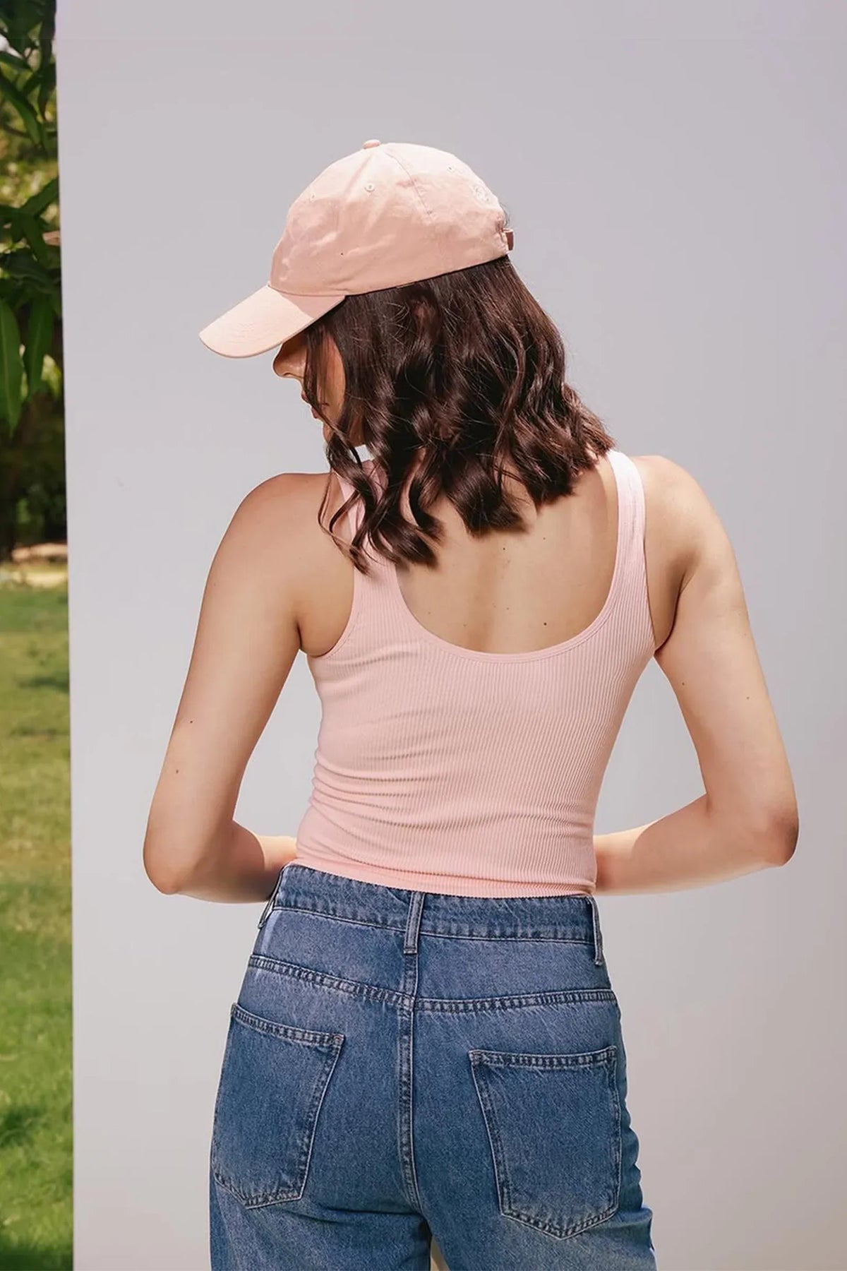 Slim Fit Ribbed Crop Top