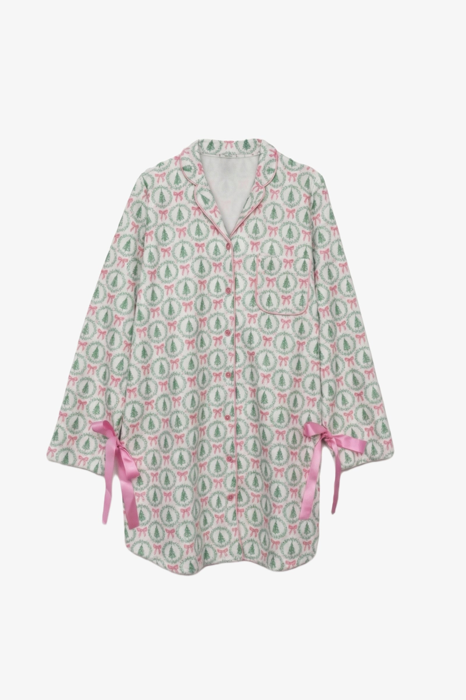 Bow-Sleeve Night Shirt