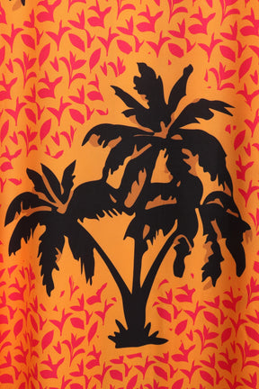 Colorful Palm Printed Kimono