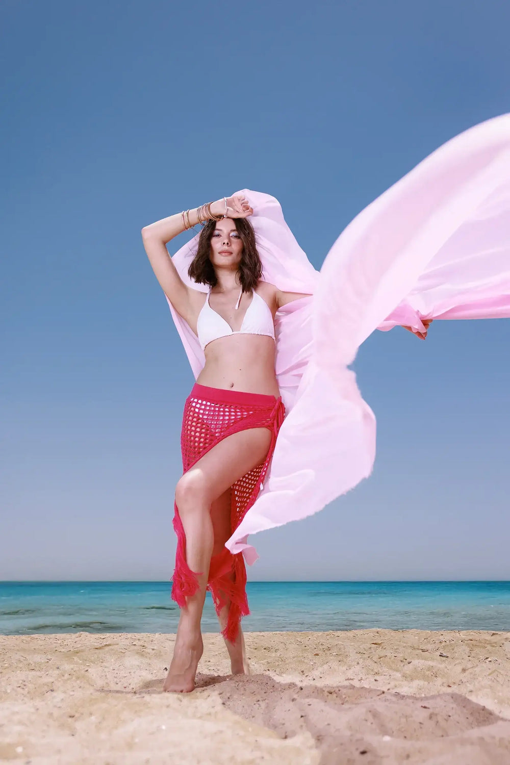 Crochet Skirt Beach Cover-Up