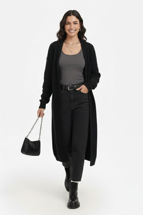 Open Neckline Cardigan