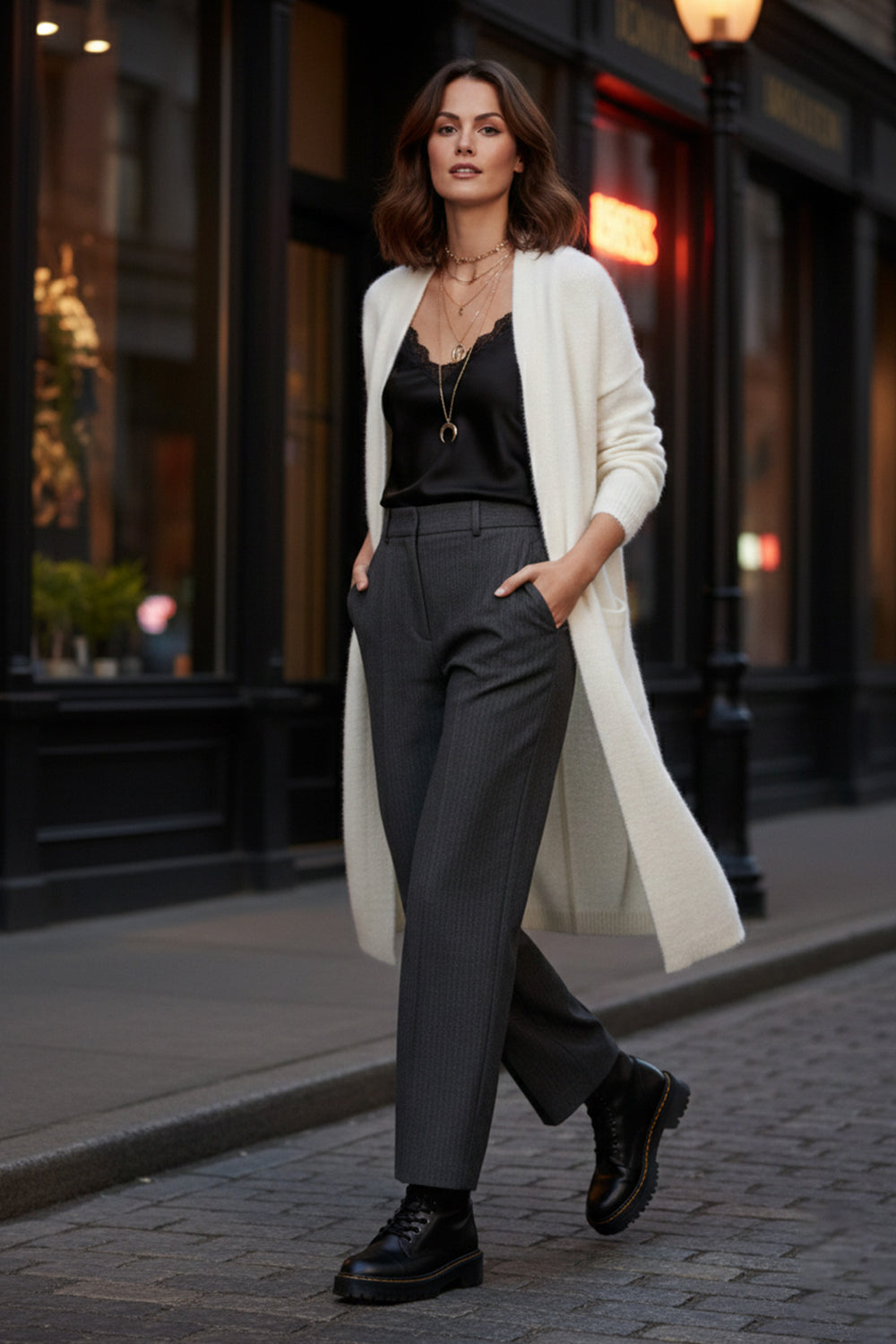 Open-Front Lounge Cardigan