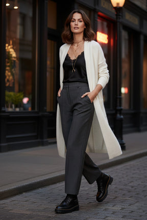 Open-Front Lounge Cardigan