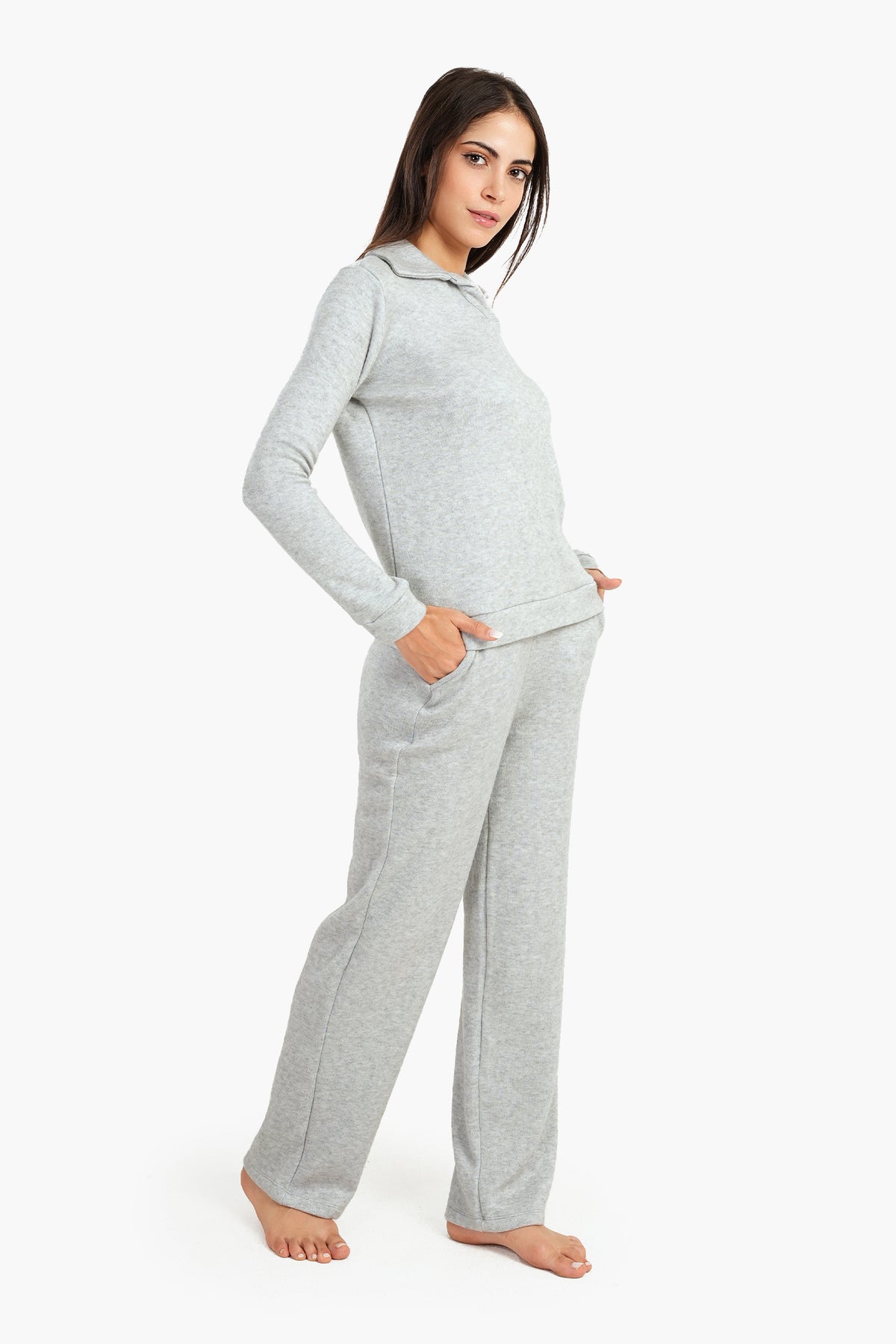 Heather Pattern Pyjama Set