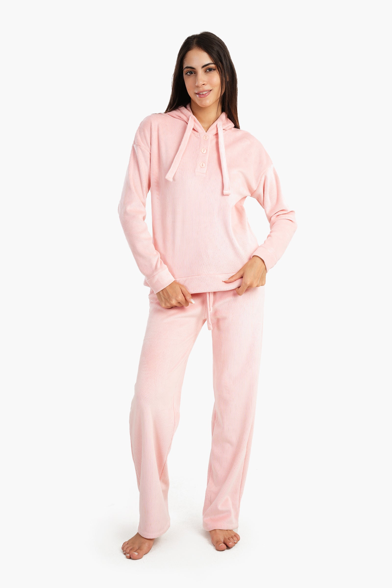 Rose Hooded Pyjama Set