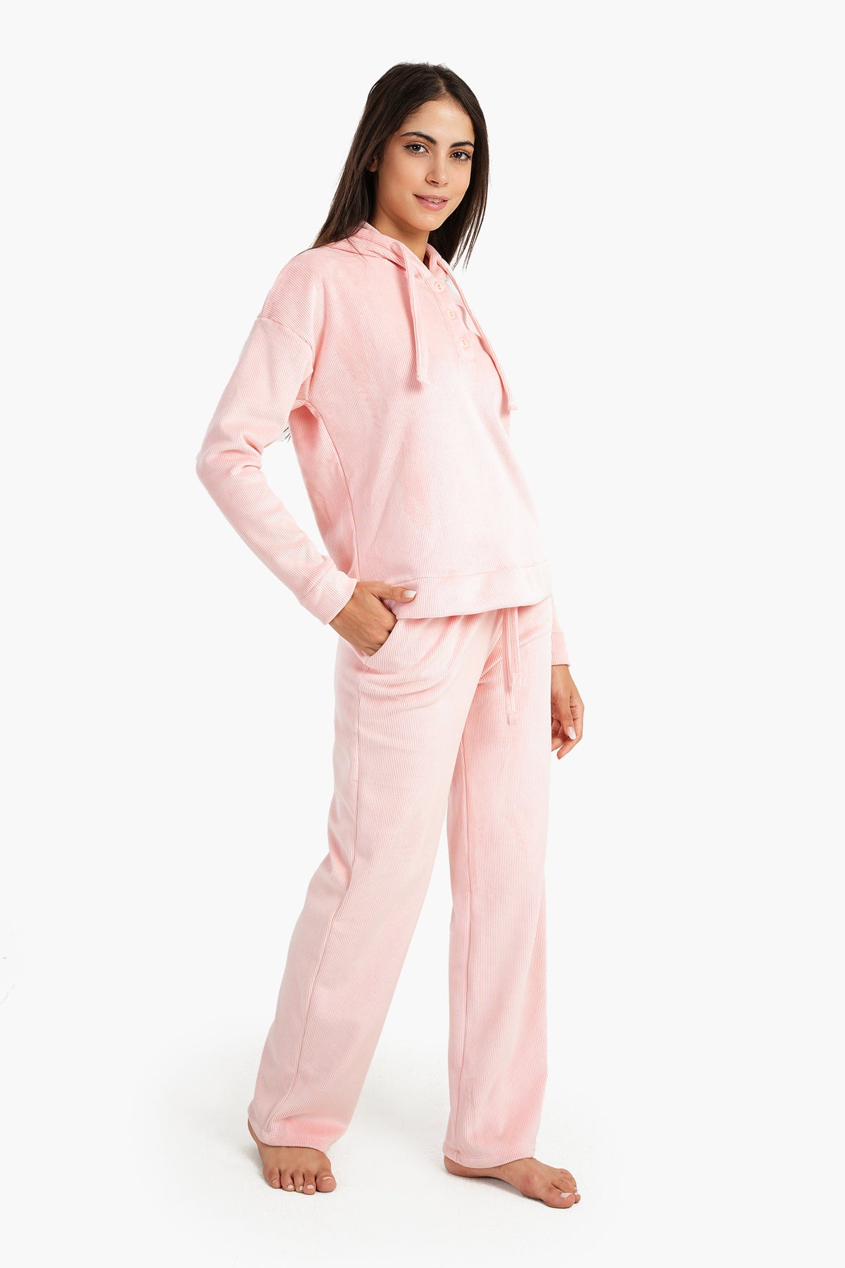 Rose Hooded Pyjama Set