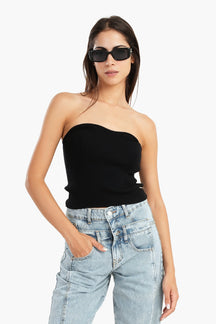 Strapless Trico Top