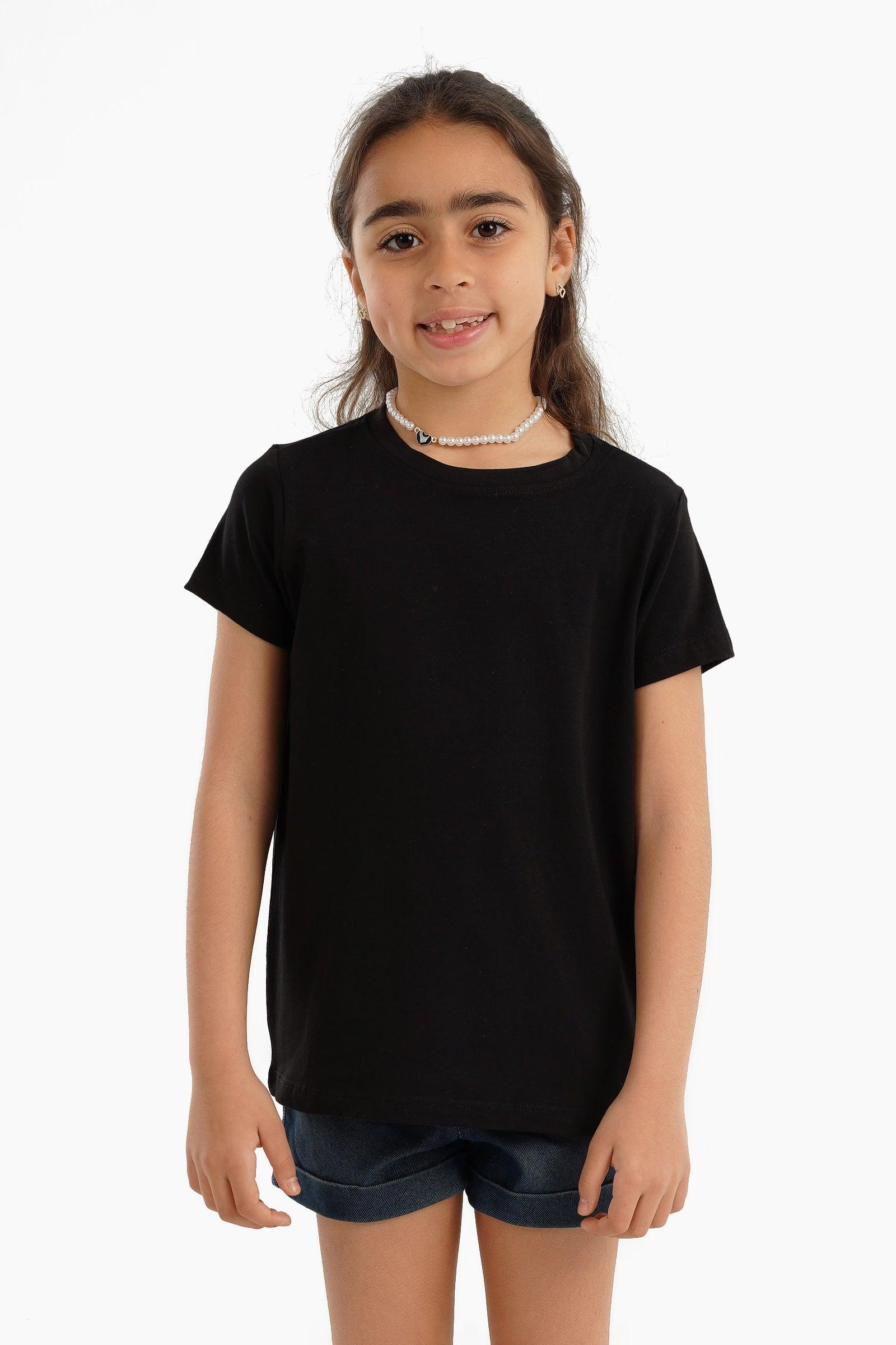 جيرلي مجموعة من 3 توب نص كم بناتي