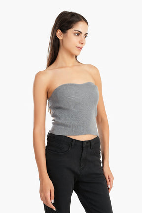 Strapless Trico Top