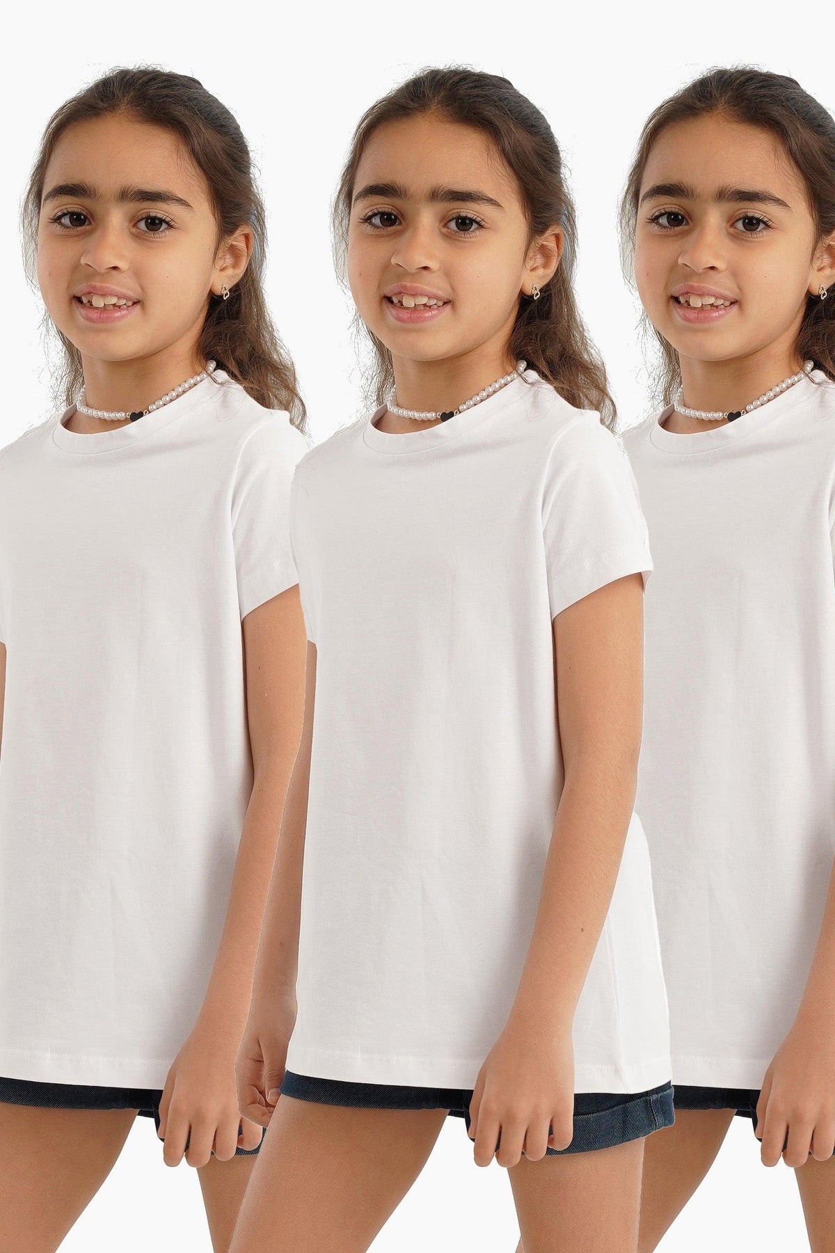 Pack of 3 Girly Short Sleeves Top - Carina - كارينا