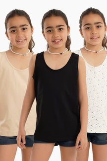 Pack of 3 Girly Basic Top - Carina - كارينا