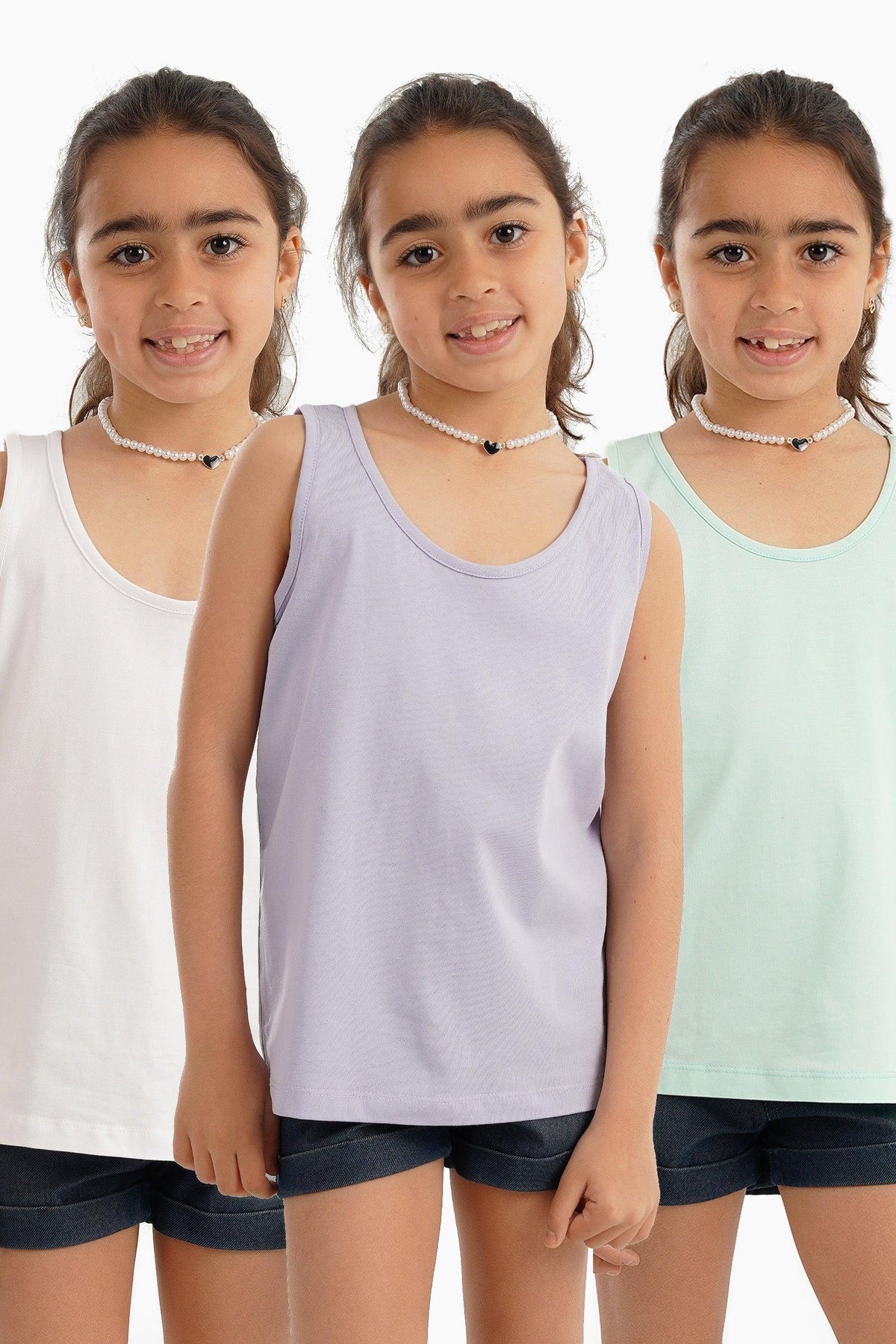 Pack of 3 Girly Basic Top - Carina - كارينا