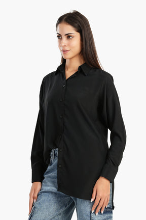 Hip Length Relaxed Fit Shirt