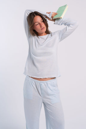 Self Pattern Pyjama Set