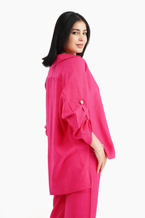 Asymmetrical Lounge Shirt - Carina - كارينا