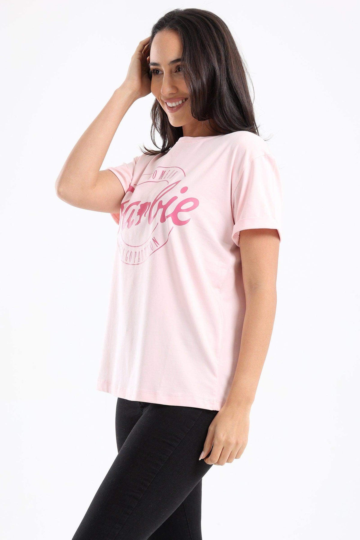 Barbie Printed Lounge T-Shirt - Carina - كارينا