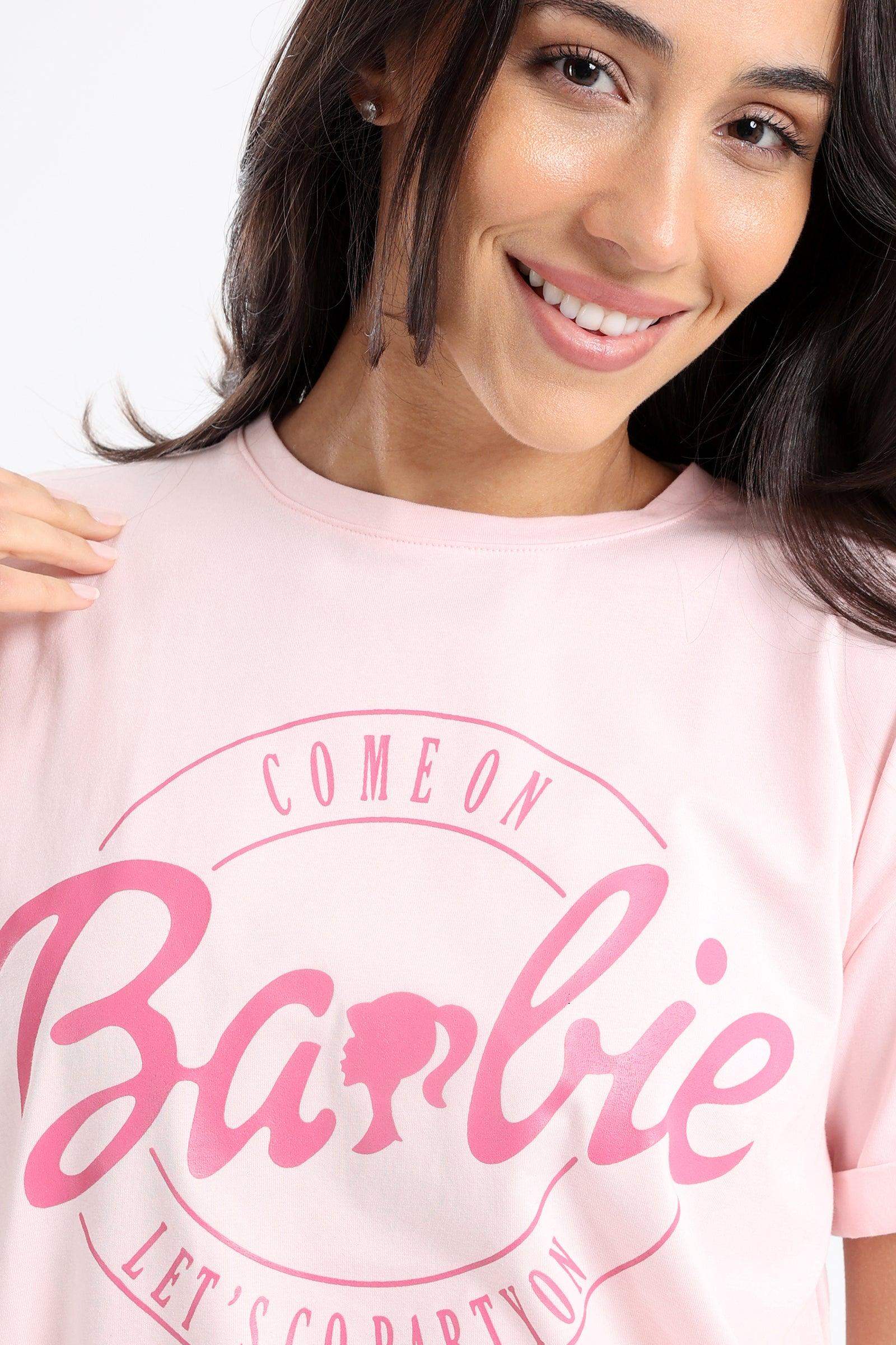 Barbie Printed Lounge T-Shirt - Carina - كارينا
