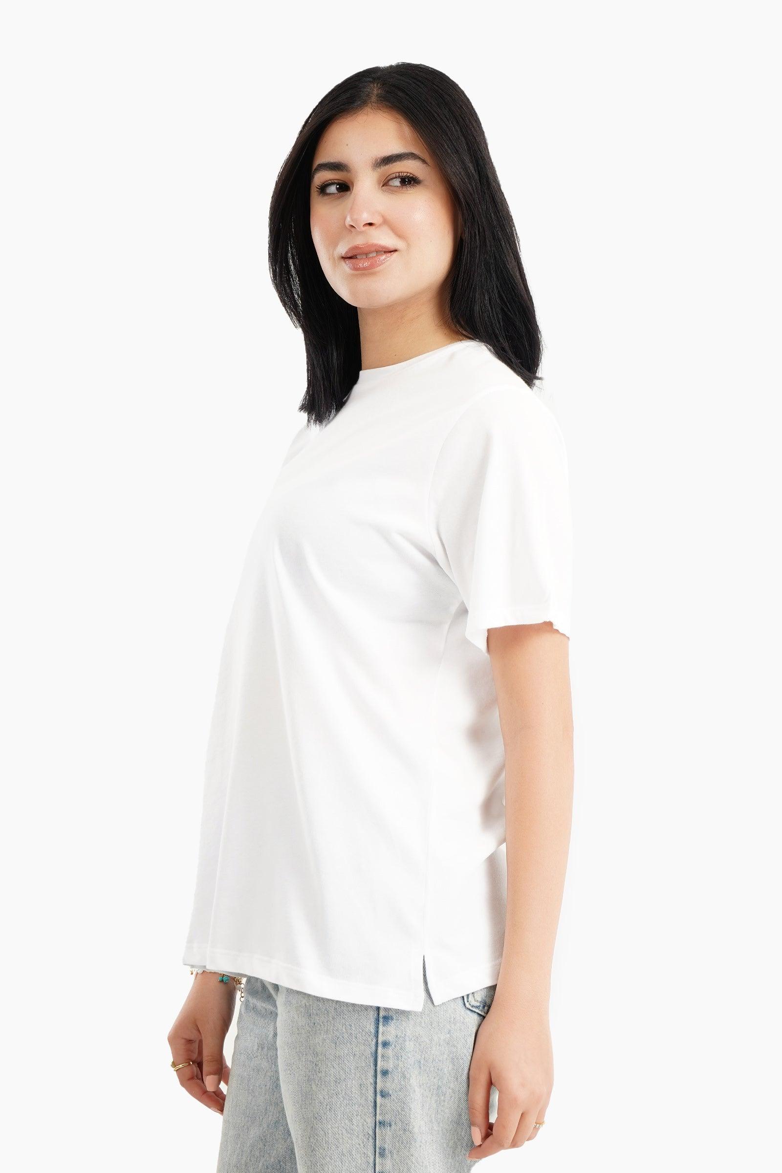 Basic Solid T-Shirt - Carina - كارينا