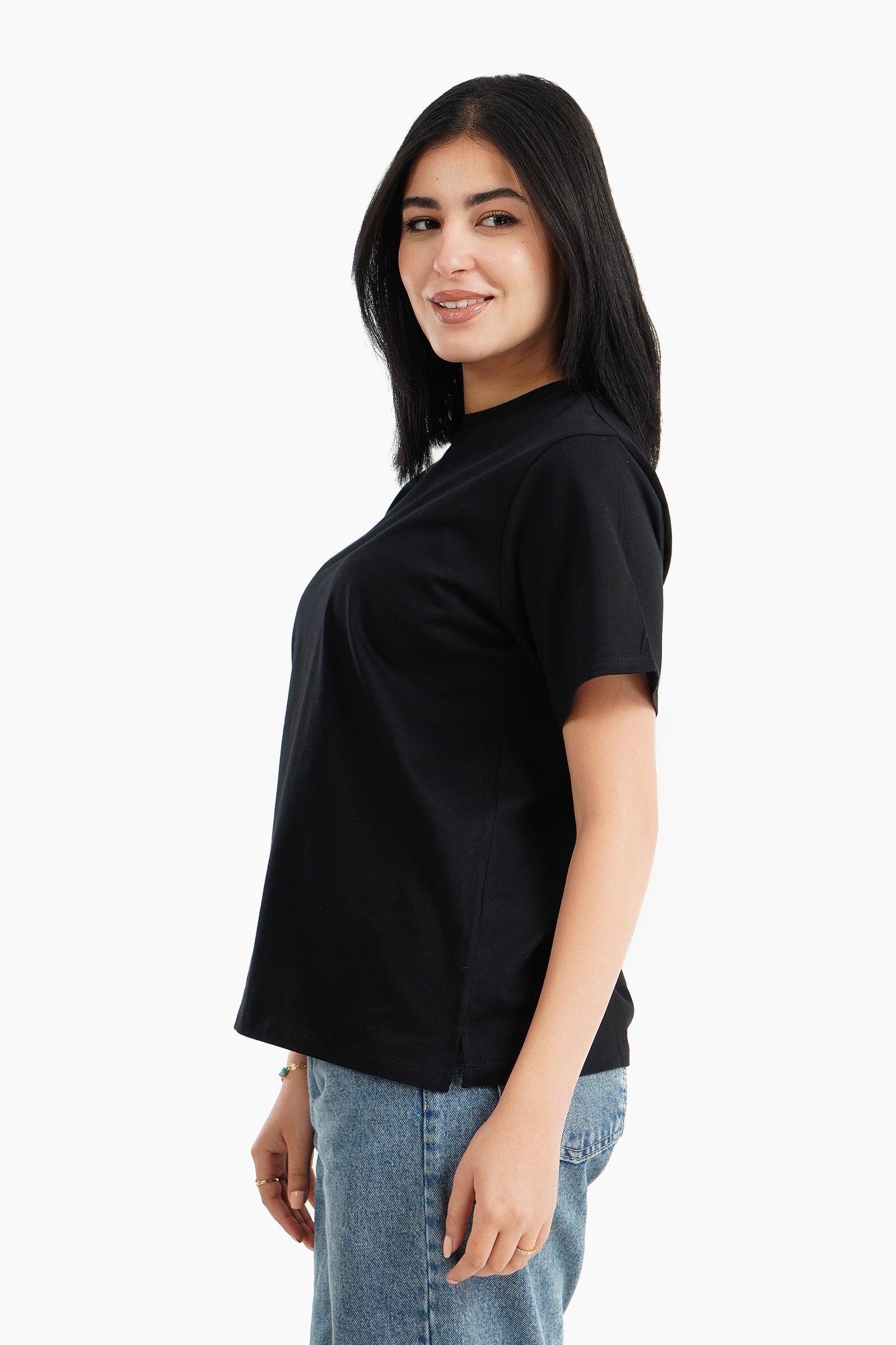 Basic Solid T-Shirt - Carina - كارينا