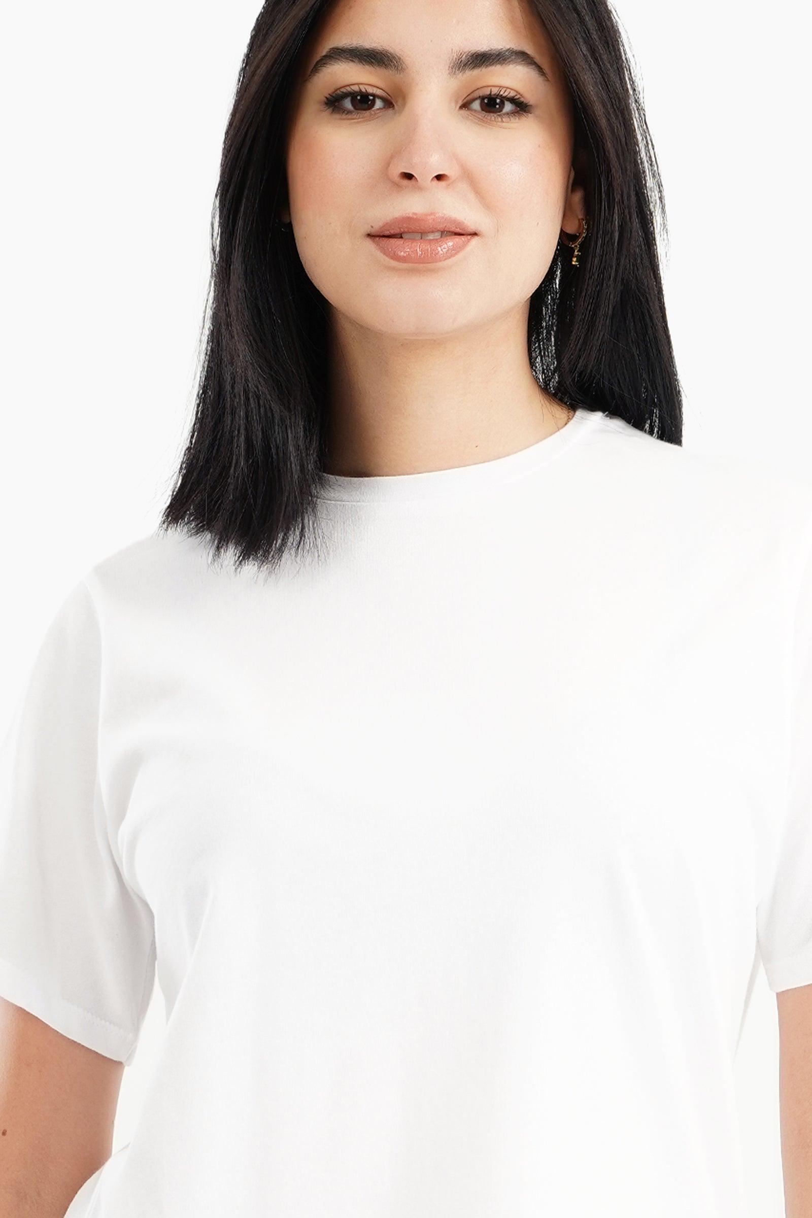 Basic Solid T-Shirt - Carina - كارينا