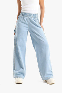Blue Wide Leg Jeans - Carina - كارينا