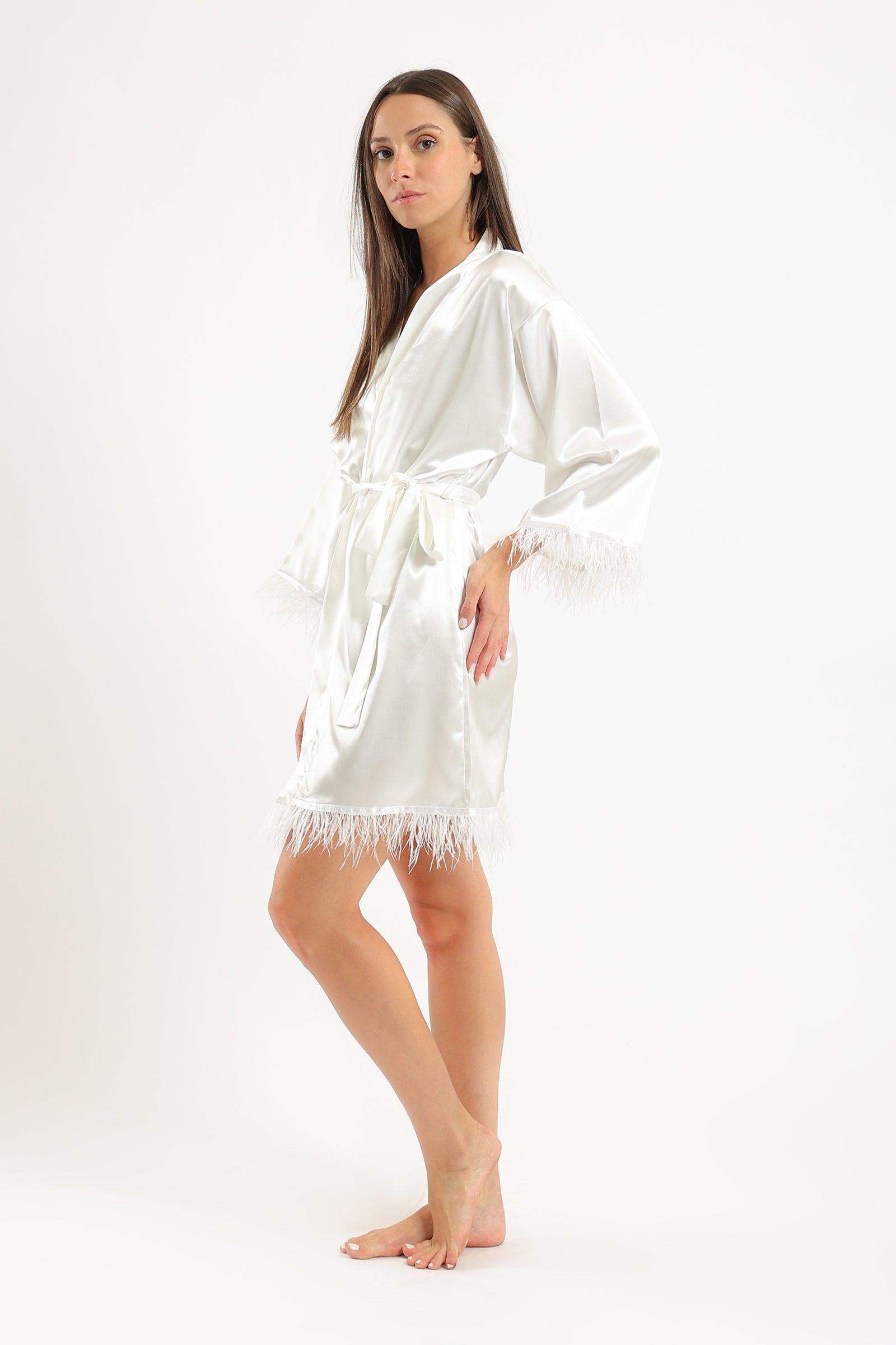 Bridal Off White Robe - Carina - كارينا