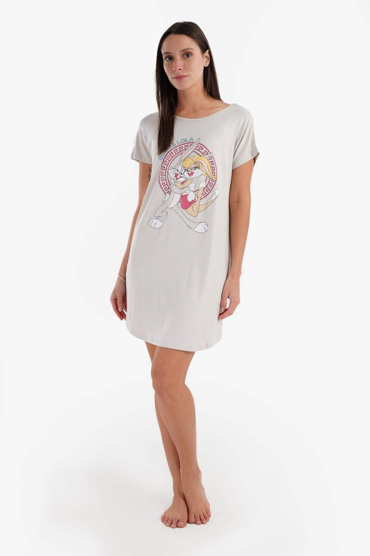 Bunny & Lola Printed Nightgown - Carina - كارينا