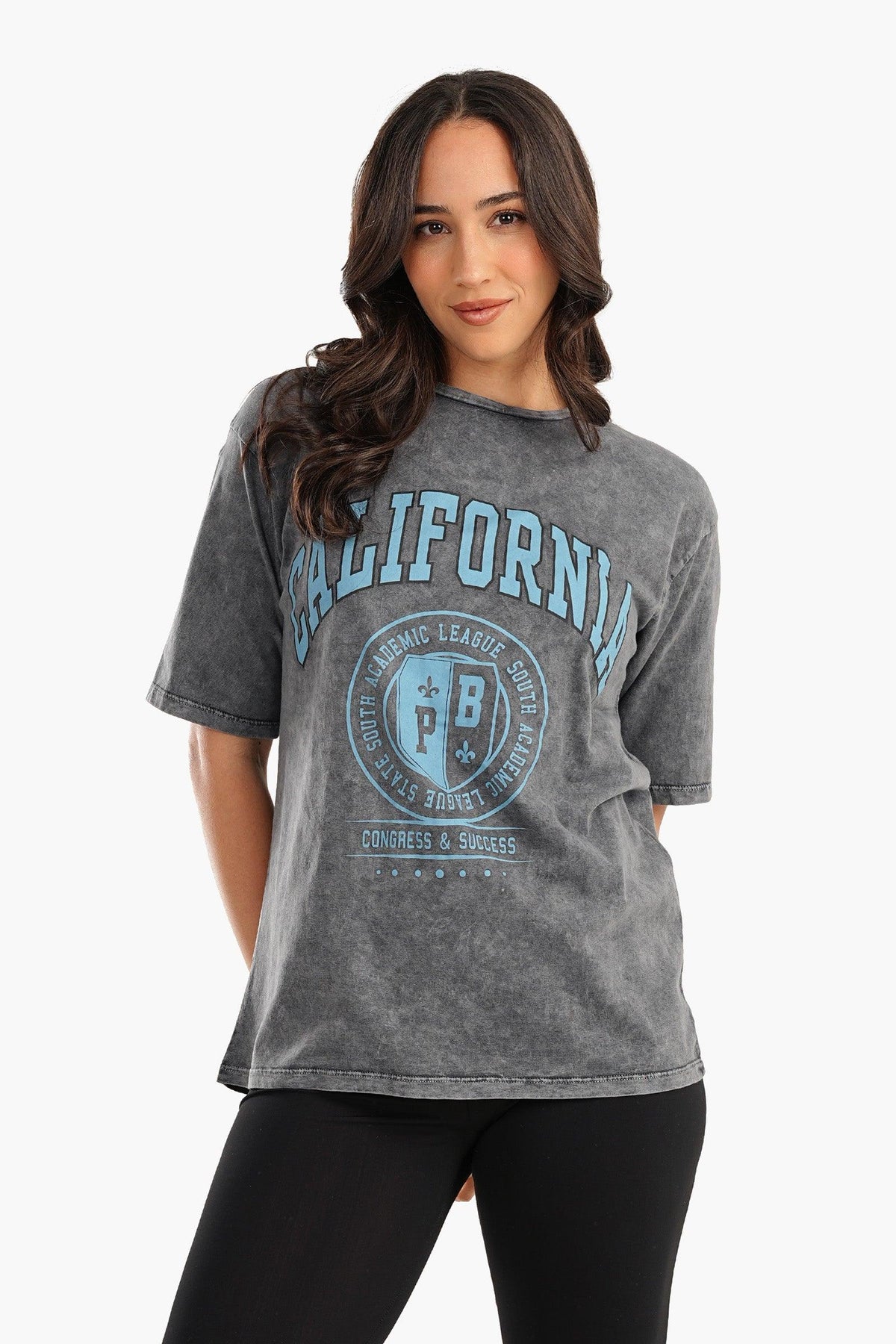 California Printed Lounge T-Shirt - Carina - كارينا