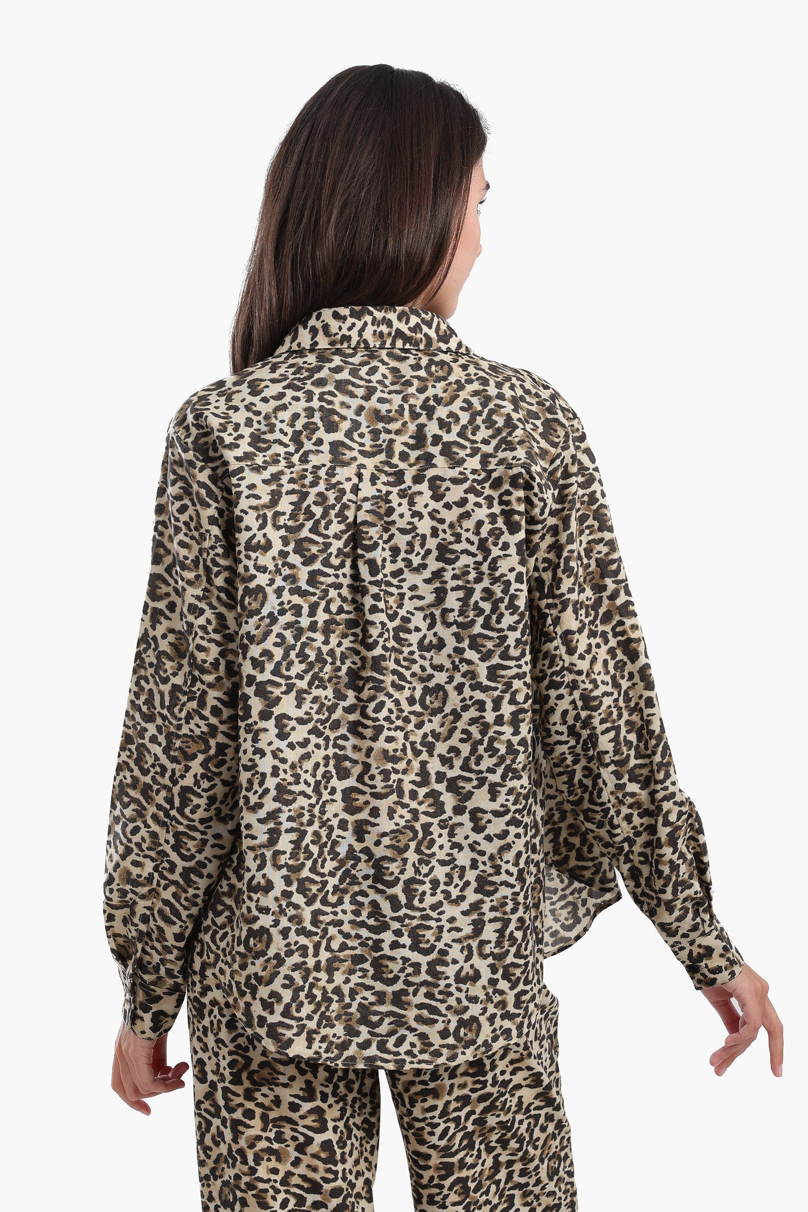 Animal Print Colored Shirt