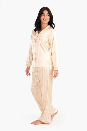 Elegant Satin Pyjama Set